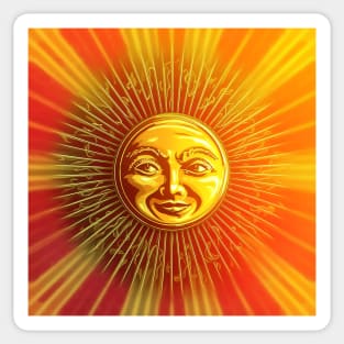 SUN FACE Sticker